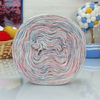 Ангорка меланж Рассказовская - 01 (бел-голу-пудра)