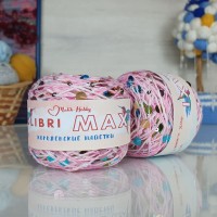 Колибри макси королевские пайетки - AV022 (розовый меланж с разноц.пайетками)