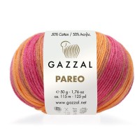 Pareo Gazzal - 10426 (персиковый принт)