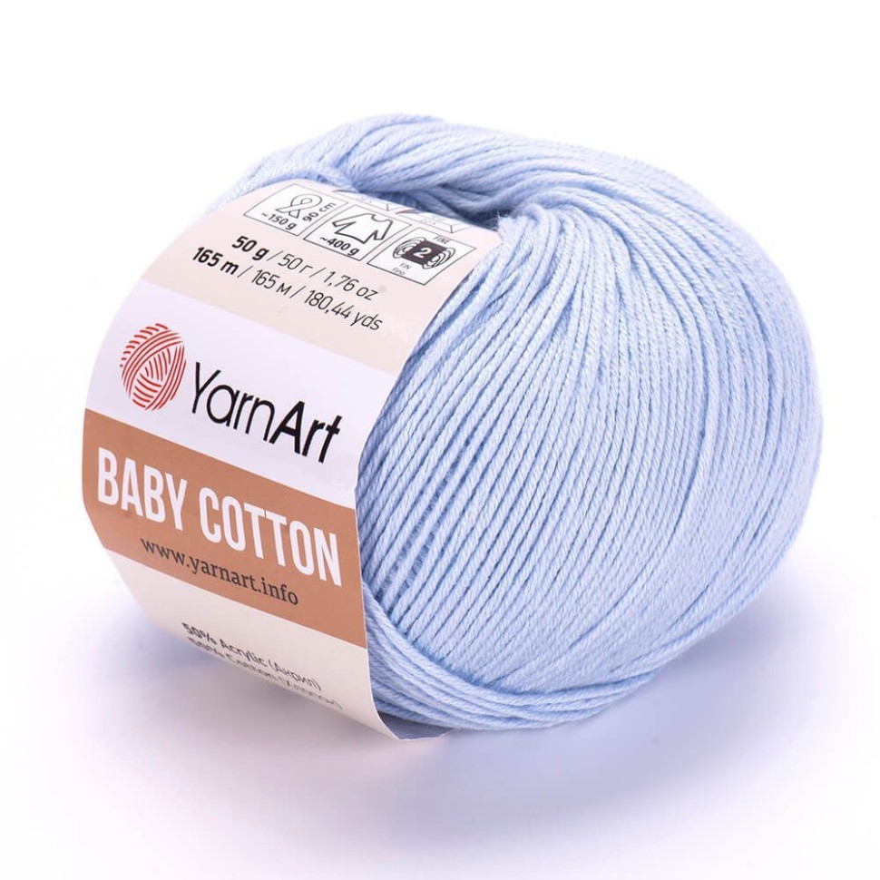 Baby Cotton YarnArt - 450 (св.голубой)