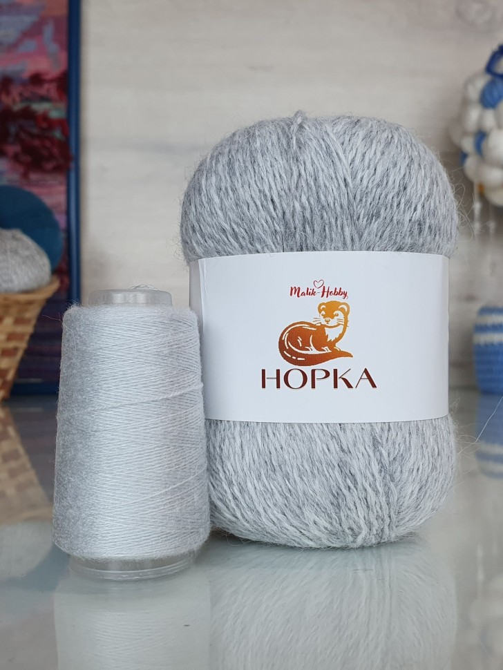 Норка M&H - 002 (светло-серый)