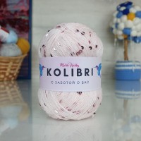 Kolibri с пайетками - 022 (св.розовый с розовыми пайетками)
