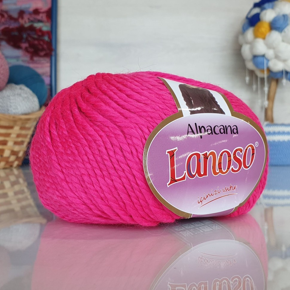 Alpacana Lanoso - 3029 (ярко-розовый)