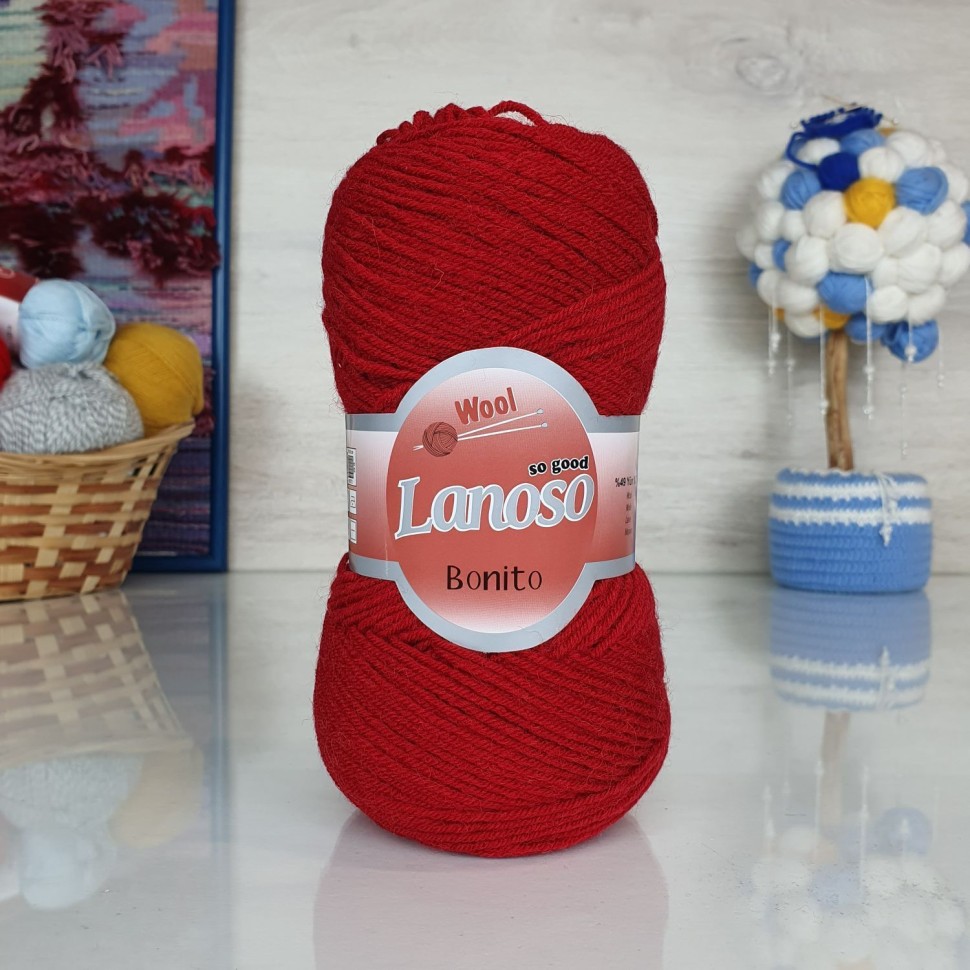 Bonito Lanoso - 956 (красный)