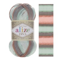 DIVA BATIK - 5550 (перс/мята/сер-беж)