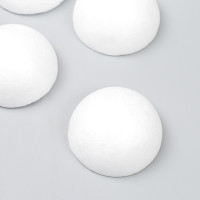 Пенопластовые заготовки для творчества &quot;Полусферы&quot; набор 7 шт 5 см (2 шт.)