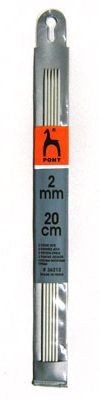 Спицы для вязания носочно-чулочных изделий 20 см. (Pony) 2.00  арт.36212