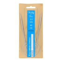 943335 Спицы круговые металл 60см, 3,5мм Hobby&amp;Pro