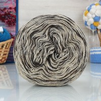 Шерсть натуральная - 10 ((меланж светлый))