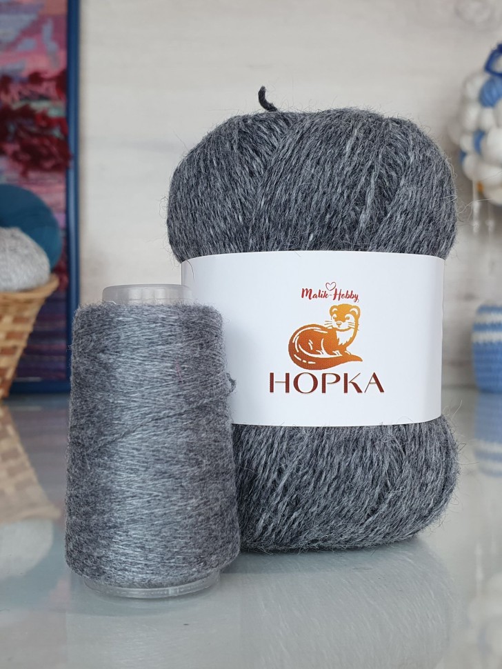 Норка M&H - 003 (темно-серый)