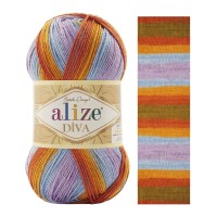 DIVA BATIK - 7794 (горц/оранж/хаки/сирен)