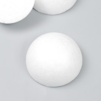 Пенопластовые заготовки для творчества &quot;Полусферы&quot; набор 5 шт 7 см (2 шт.)