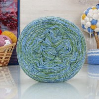 Ангорка меланж Рассказовская - 05-2 (голубой мел.-яблоко_new)