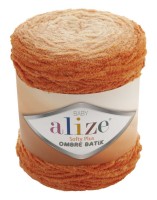 SOFTY PLUS OMBRE BATIK (Alize) - 7296 (оранжевый)