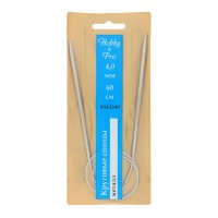 943340 Спицы круговые металл 60см, 4,0мм Hobby&amp;Pro