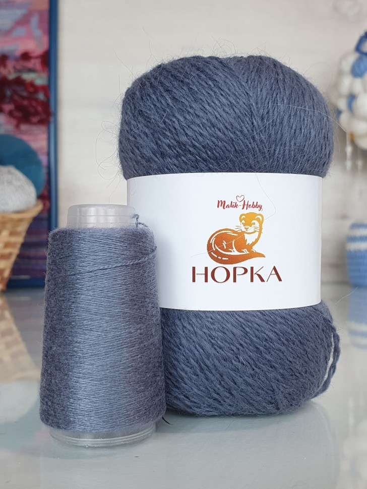 Норка M&H - 004 (серый металлик)