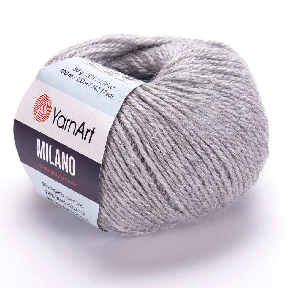 Пряжа Milano (YarnArt) - 867 (св.серый)
