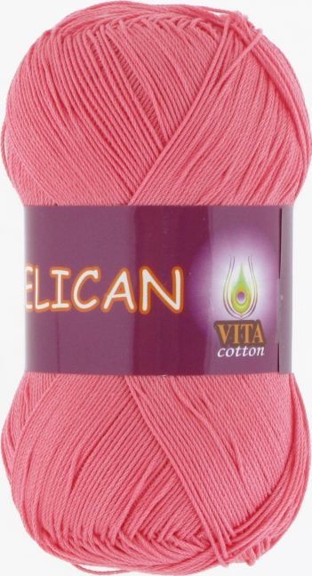 Пряжа PELICAN Vita - 3972 (розовый коралл)