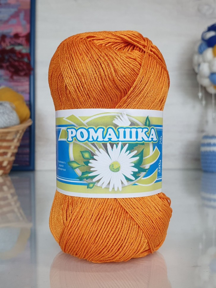 Ромашка (ПНК) - 0512 (ярко-оранжевый)