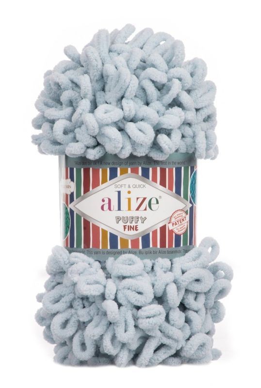 PUFFY FINE (Alize) - 500 (пыл.голубой)
