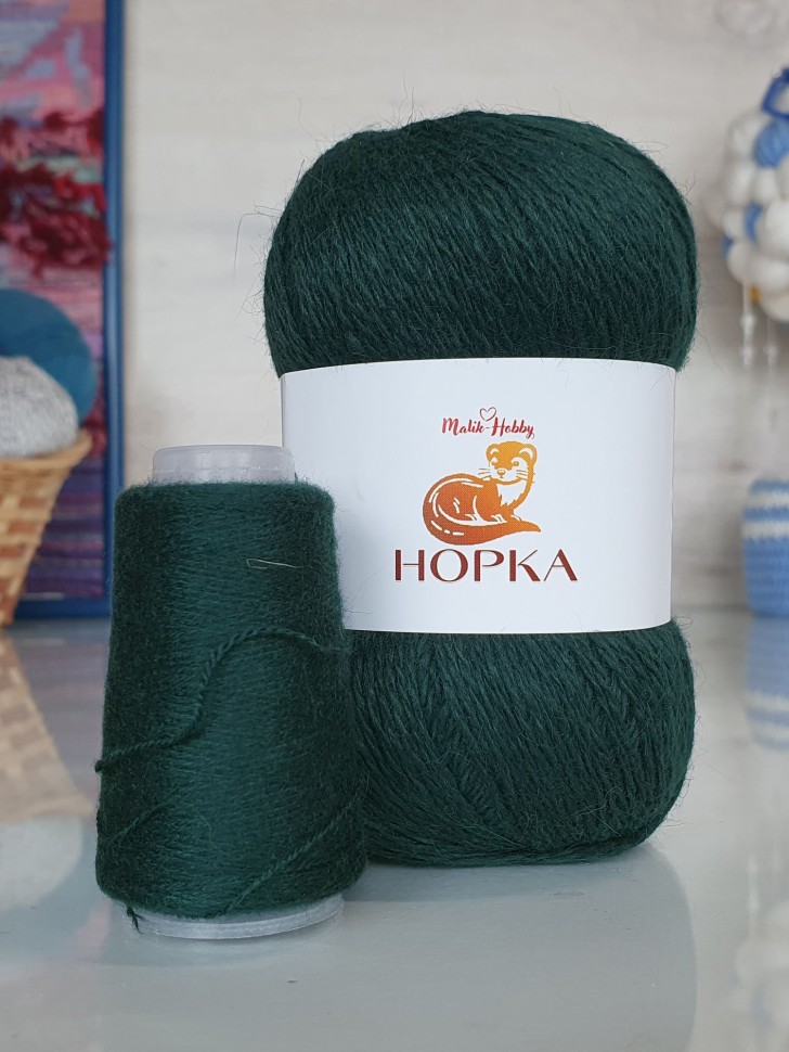 Норка M&H - 005 (темно-зеленый)