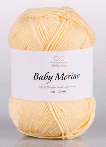 Пряжа Baby Merino (INFINITY) 2112  св.желтый
