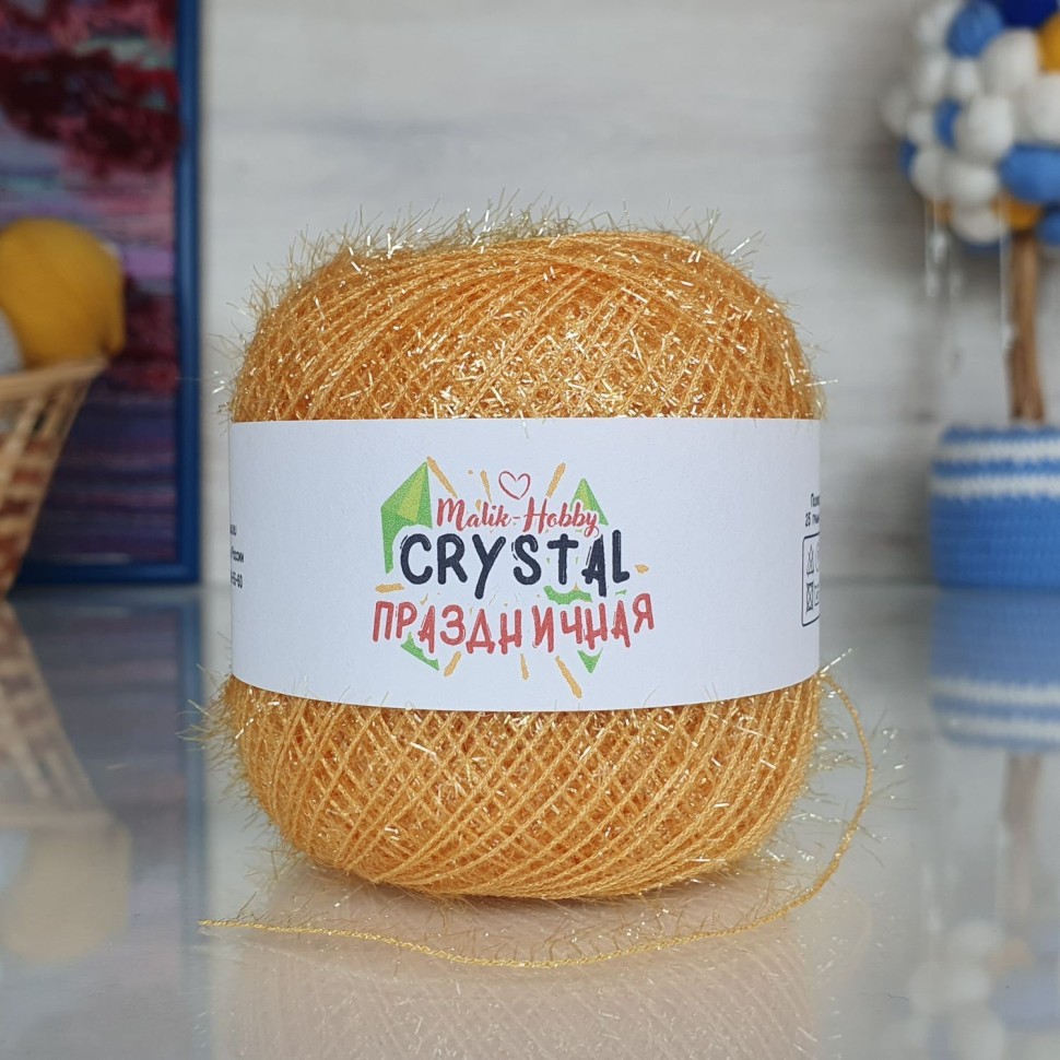 Crystal праздничная M&H - 012 (желтый)
