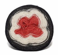 Ангорка колор - 04 (черно-бел-крас)