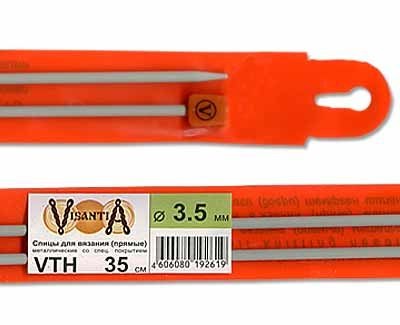 Спицы Visantia прямые VTH металл 35 см   3.5 мм.