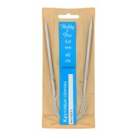 943350 Спицы круговые металл 60см, 5,0мм Hobby&amp;Pro