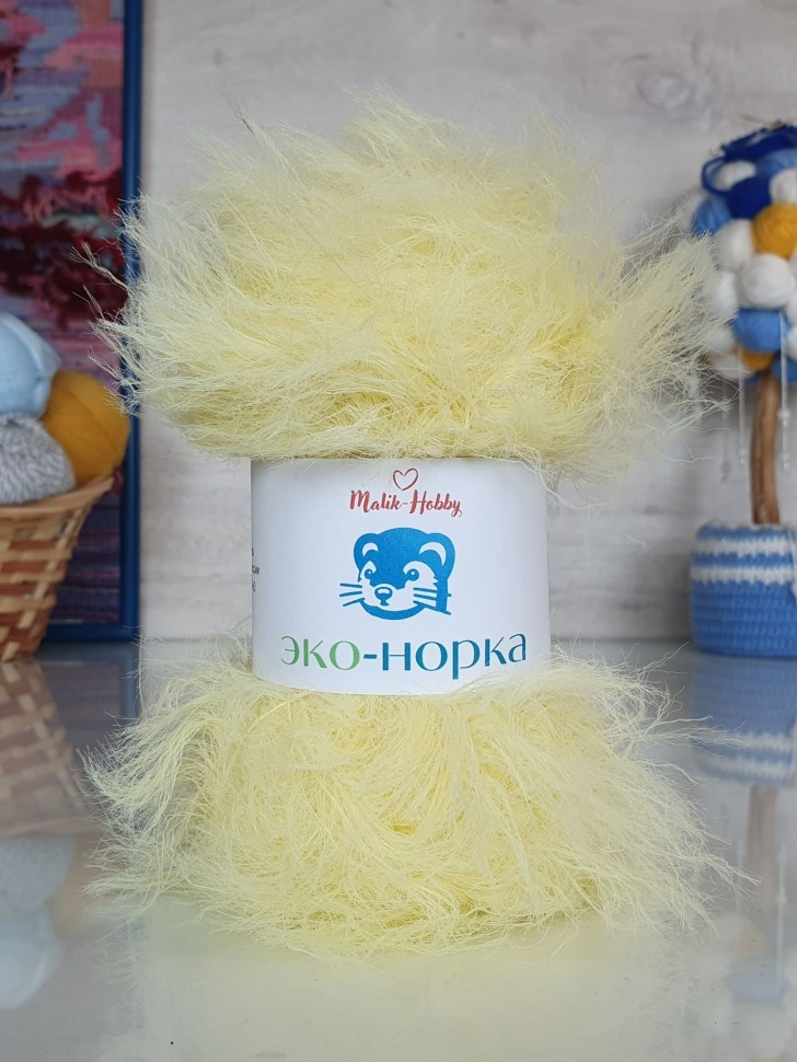 Эко-Норка M&H - 007 (светло-желтый)