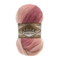 ANGORA GOLD BATIK - 5652 (пыл. роза принт)