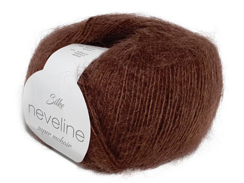 Пряжа Neveline (Silke) 408  коричневый
