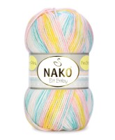 Elit Baby mini batik (NAKO) - 32428 (бел/бирюз/желт)