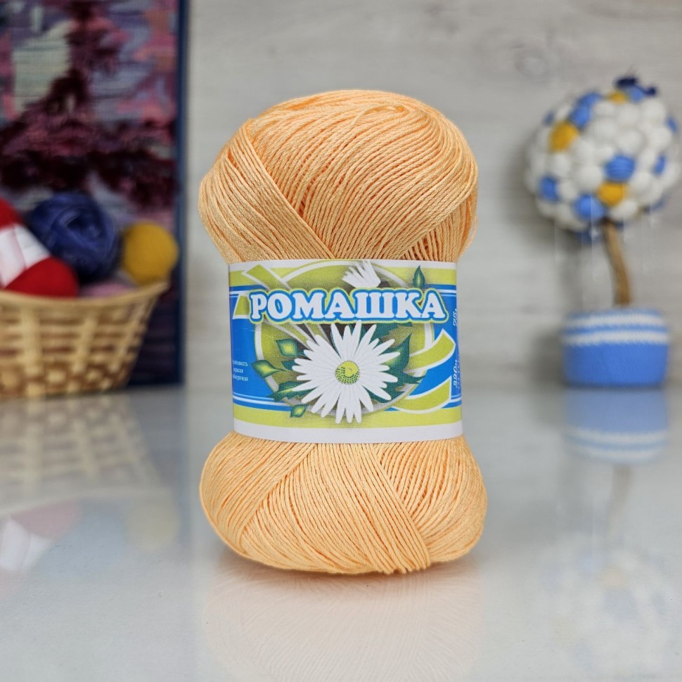 Ромашка (ПНК) - 0604 (абрикос)