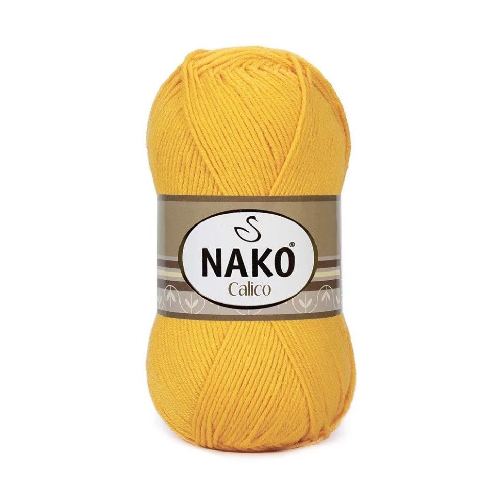 Пряжа Calico (Нако) - 4285 (желтый)