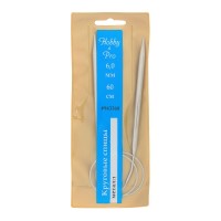 943360 Спицы круговые металл 60см, 6,0мм Hobby&amp;Pro