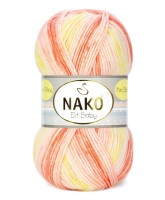 Elit Baby mini batik (NAKO) - 32430 (крем/лимон/коралл)