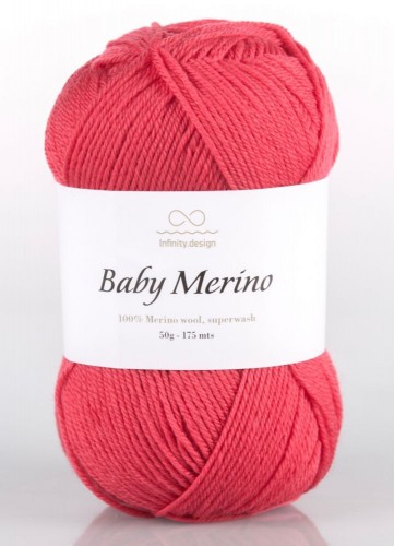 Пряжа Baby Merino (INFINITY) 4327  малиновый