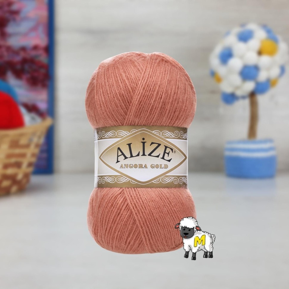 Angora Gold - 102 (розово бежевый)