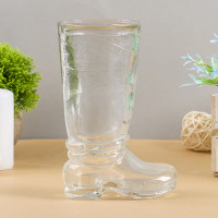 Ваза &quot;Ботфорт&quot; прозрачная  d=8.5см h=18,5х11см,  0,46л