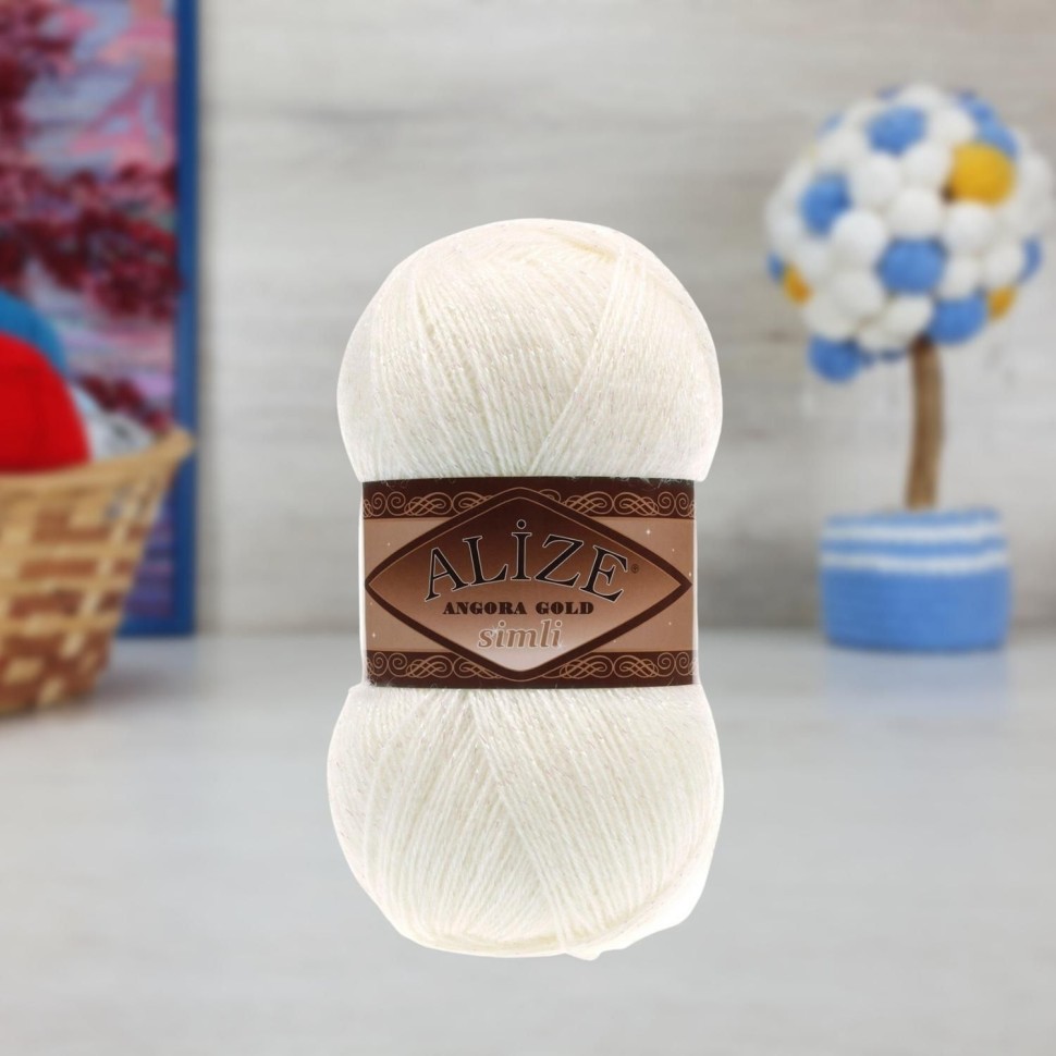 ANGORA GOLD SIMLI - 62 (молочный)