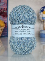 Теплая Ангорка Рассказовская 100 г - 30 (голубой меланж)