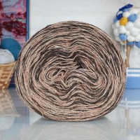 Шерсть натуральная - 16 (св.коричневый меланж)