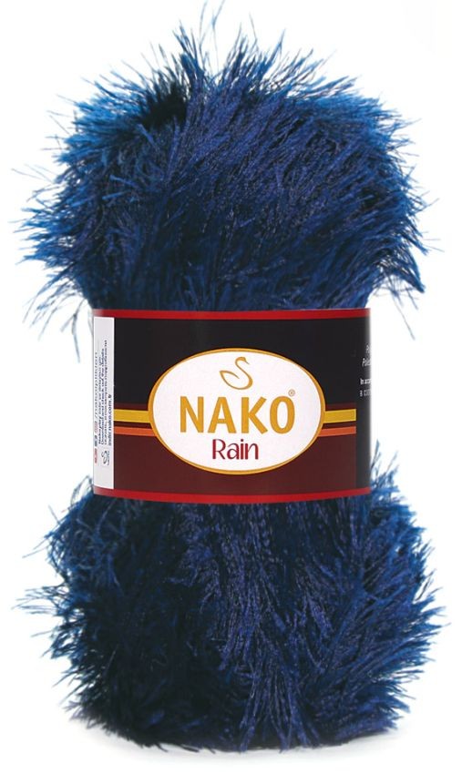 Пряжа RAIN (Nako) - 6639 (тем.синий)