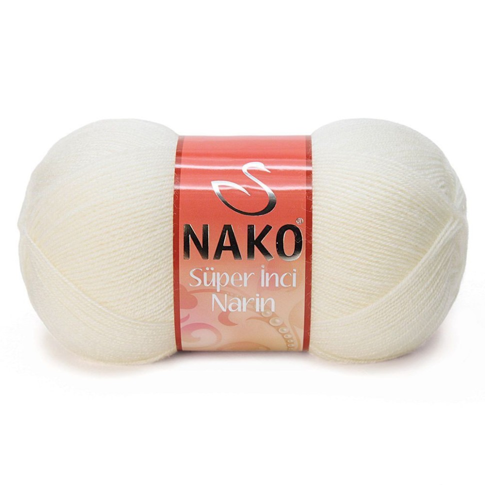 Пряжа Super Inci Narin, Nako - 300 (кремовый)