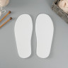 Подошва для вязания обуви "Эва" размер "40", толщина 4 мм, белый