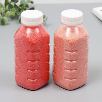 Песок цветной в бутылках &quot;Розовый&quot; 500 гр