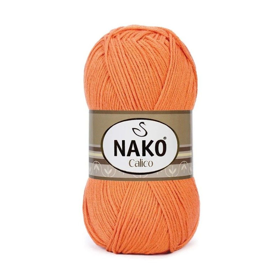 Пряжа Calico (Нако) - 4570 (оранжевый)