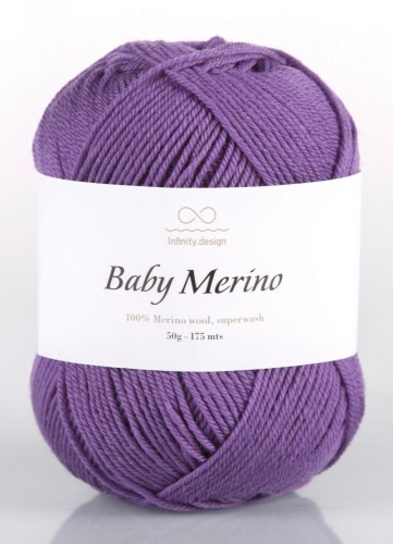 Пряжа Baby Merino (INFINITY) 5226  фиолетовый